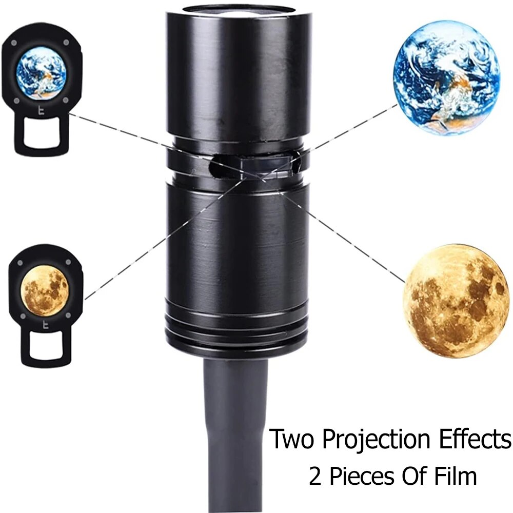 Moon Lamp Planet Projector Night Light Sky Projector 360° Rotatable USB Moon Led Night Lamp Earth Projection Lamp Room Decor