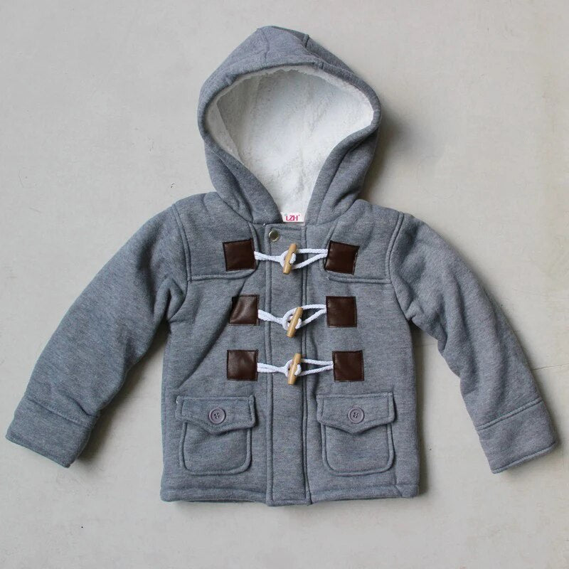 LZH Baby Boys Jacket 2022 Autumn Winter Jacket For Boy Coat Kids Hooded Outerwear Coat For Boys Clothes Children Jacket 1-5 Year